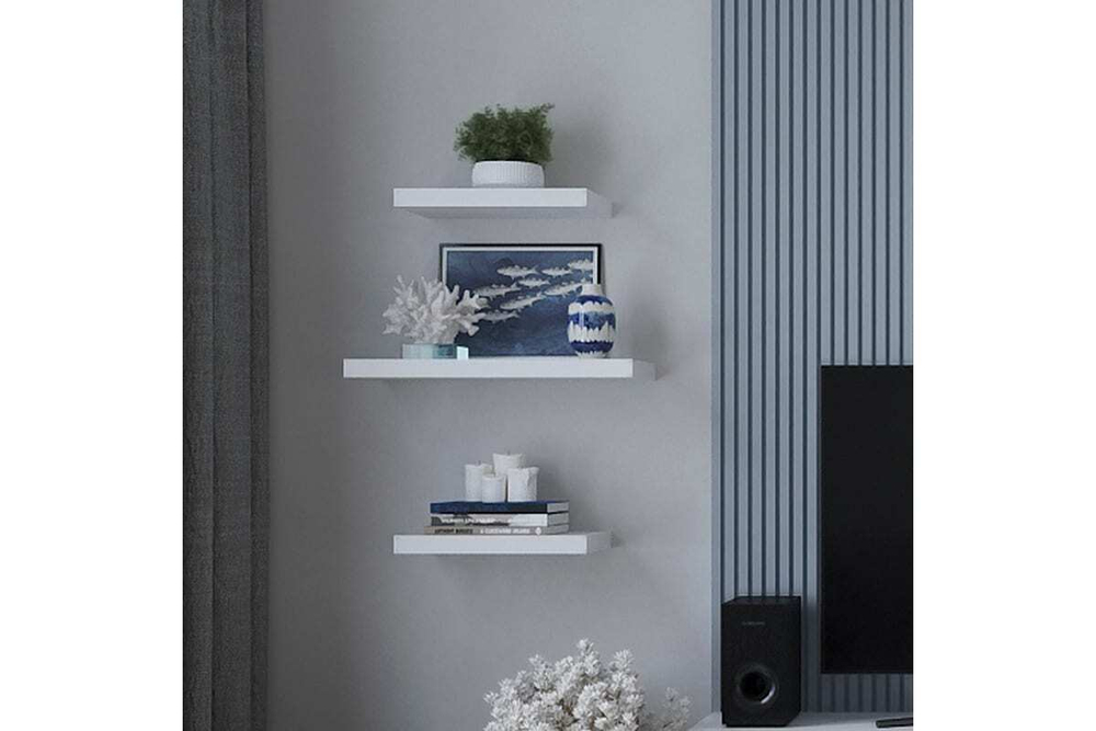 Фора 1.6 полка настенная 60*25*3,7 белый
