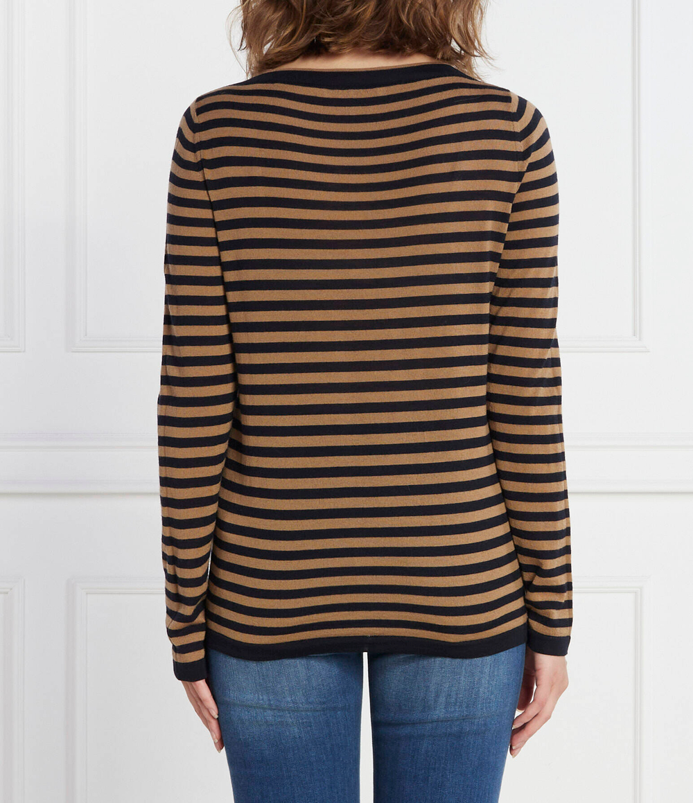 Хлопковый свитер Max Mara Leisure - коричневый(336605366)