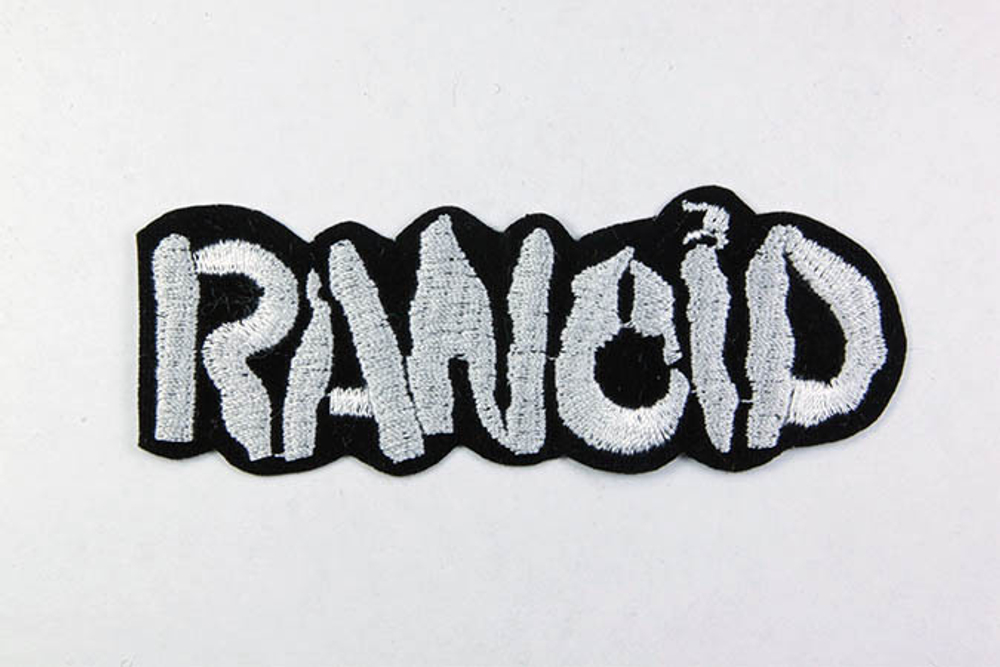 Нашивка Rancid (надпись белая)