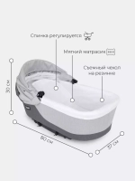 Коляска SIENA   (BartPlast) 04 графит-серый