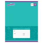 Тетрадь 12 л. ЮНЛАНДИЯ линия, обложка картон, "ОДНОТОННАЯ", 105630