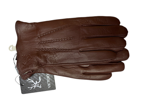 Перчатки. Мужские. Материал верха: Кожа оленя. Подклад: Трикотаж-шерсть. 10 шт в упаковке.