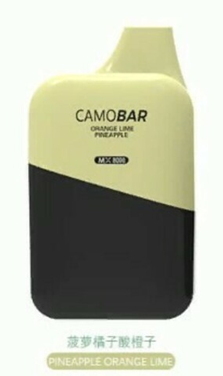 CAMOBAR MX8000 Ананас-апельсин-лайм 8000 затяжек 20мг (2%)