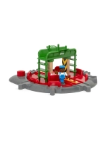 Переключаемый перекрёсток BRIO с 7 направлениями и с фигуркой