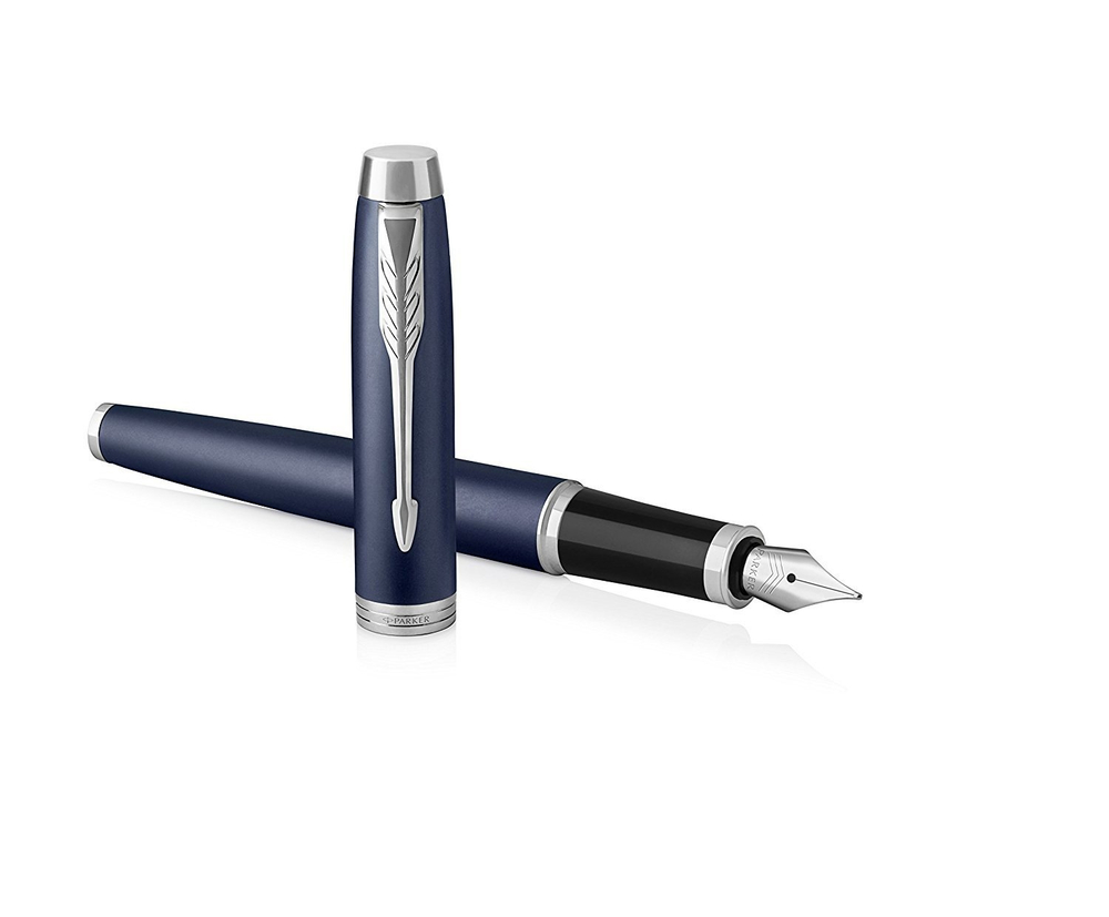 Перьевая ручка Parker IM Metal Matte  Blue CT