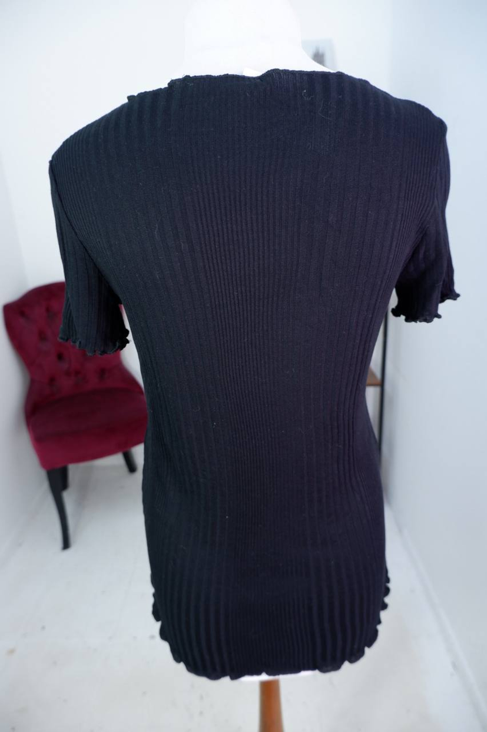 Кофта Zara с коротким рукавом, маркировка S, визуально на 44 размер