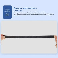 жидкая резина фикс про спрей 3в1 Водонепроницаемый для ремонта крыши, устранения утечек, герметизации трещин, предотвращения протечек на наружных стенах,300 мл(черное),1 шт