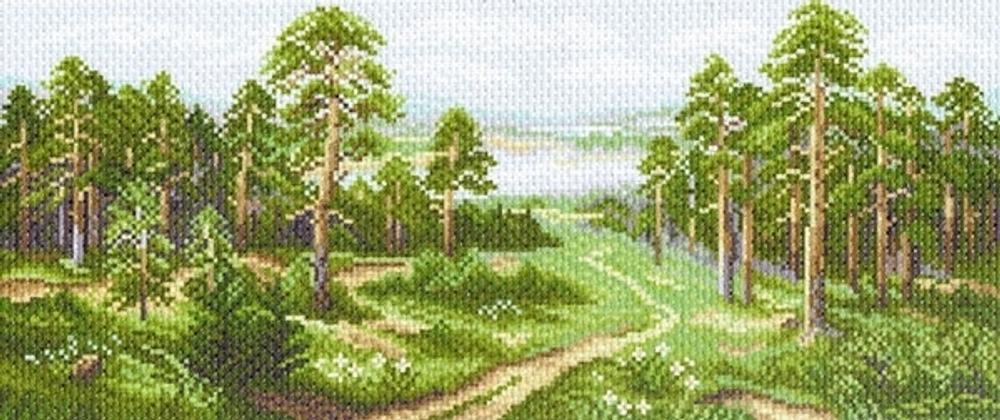 "Полдень"-1073 канва с рисунком