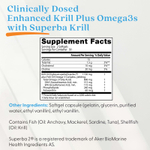 Doctor's Best, обогащенный криль с омега-3 из криля Superba, 60 капсул
