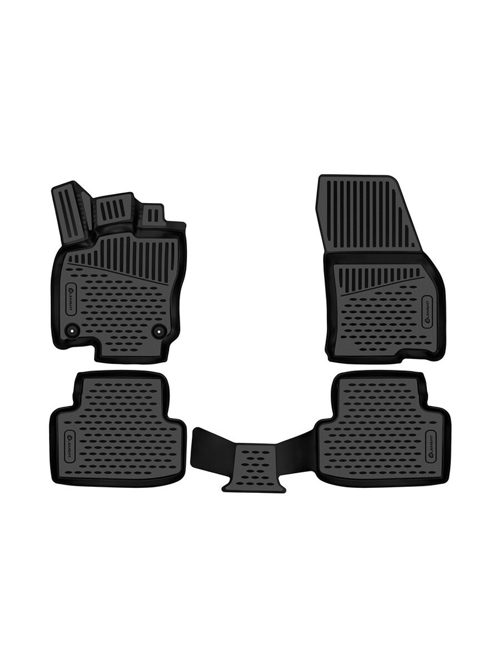 Коврики в салон для JETTA VS5 2023 - 4шт. (полиуретан) ELEMENT3DAN0572210K