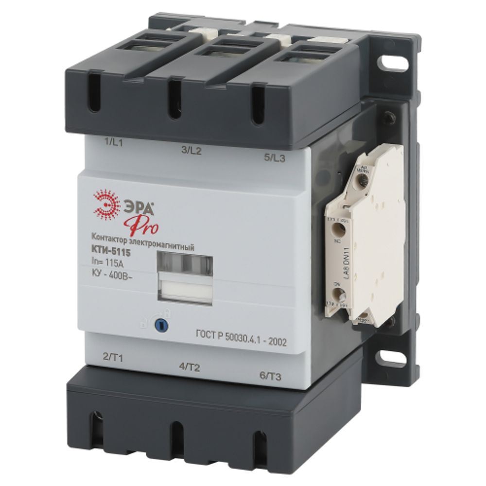 Контактор КТИ-5115 ЭРА PRO KKT50-115-400-11-E 115А 400В/АС3