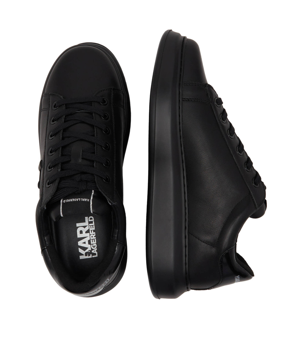 Кожаные кроссовки kapri mens monogram injekt Karl Lagerfeld - черный(KL52515A)