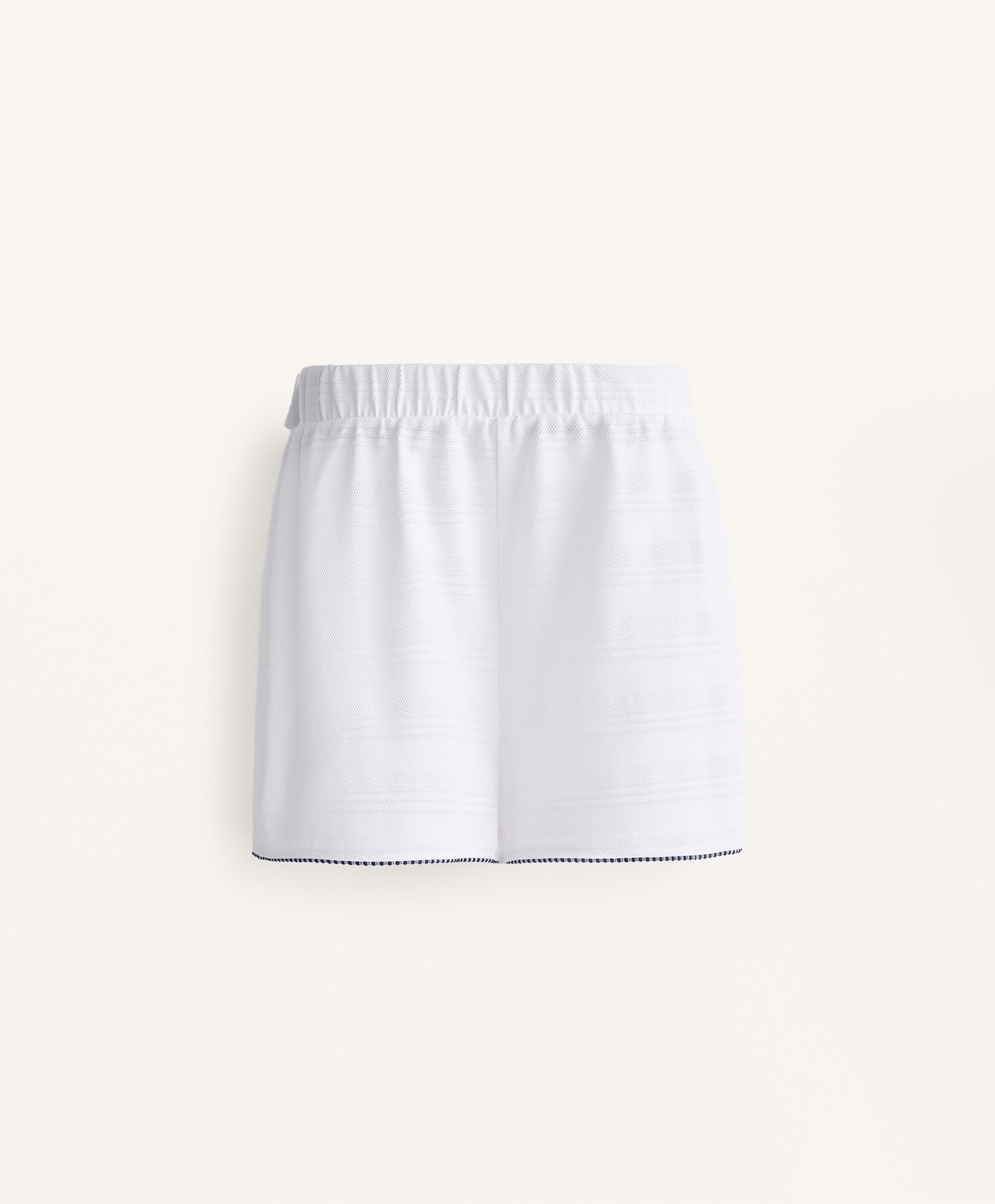 Oysho Жаккардовая юбка из пике, белый