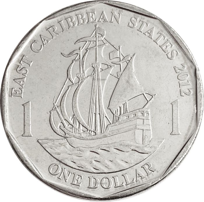 1 доллар 2012 Восточные Карибы