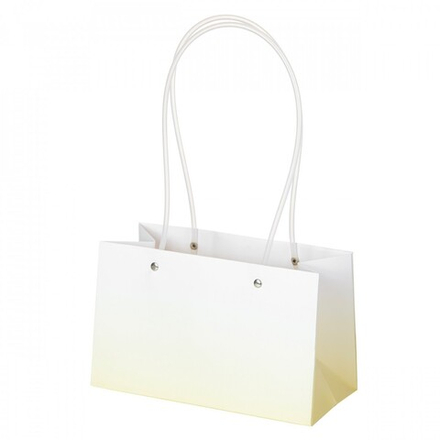 Пакет 22*10,5*13,5см ГРАДИЕНТ КРЕМ