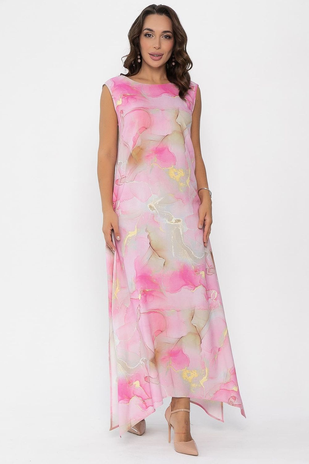 Платье Иниша (розовое) П14071-4М LT Collection