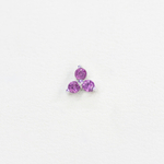Threeleaf tops with Precious gems