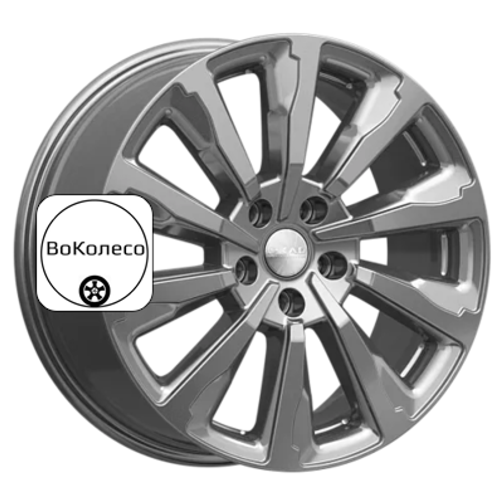 8x18/5x112 ET38 D66,6 Астер (КЛ369) Графит СКАД