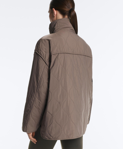 Oysho Утепленная водоотталкивающая куртка FELLEX® AEROGEL, линялый фиолетовый