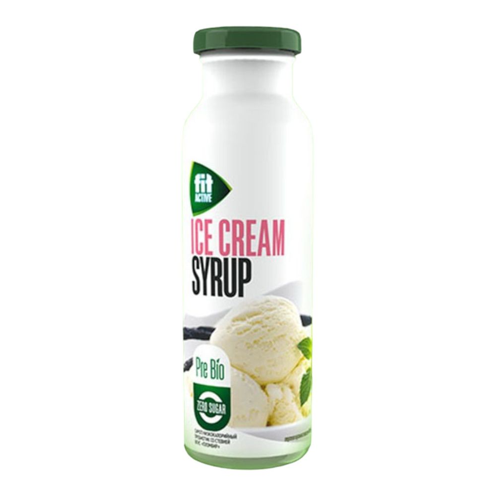 Сироп низкокалорийный со стевией вкус "Сливочный пломбир", 300 г (ФитПарад)