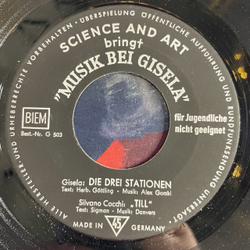 Винтажная виниловая пластинка LP Musik Bei Gisela (Germany 1970) 7 дюймов, 45 RPM, Single