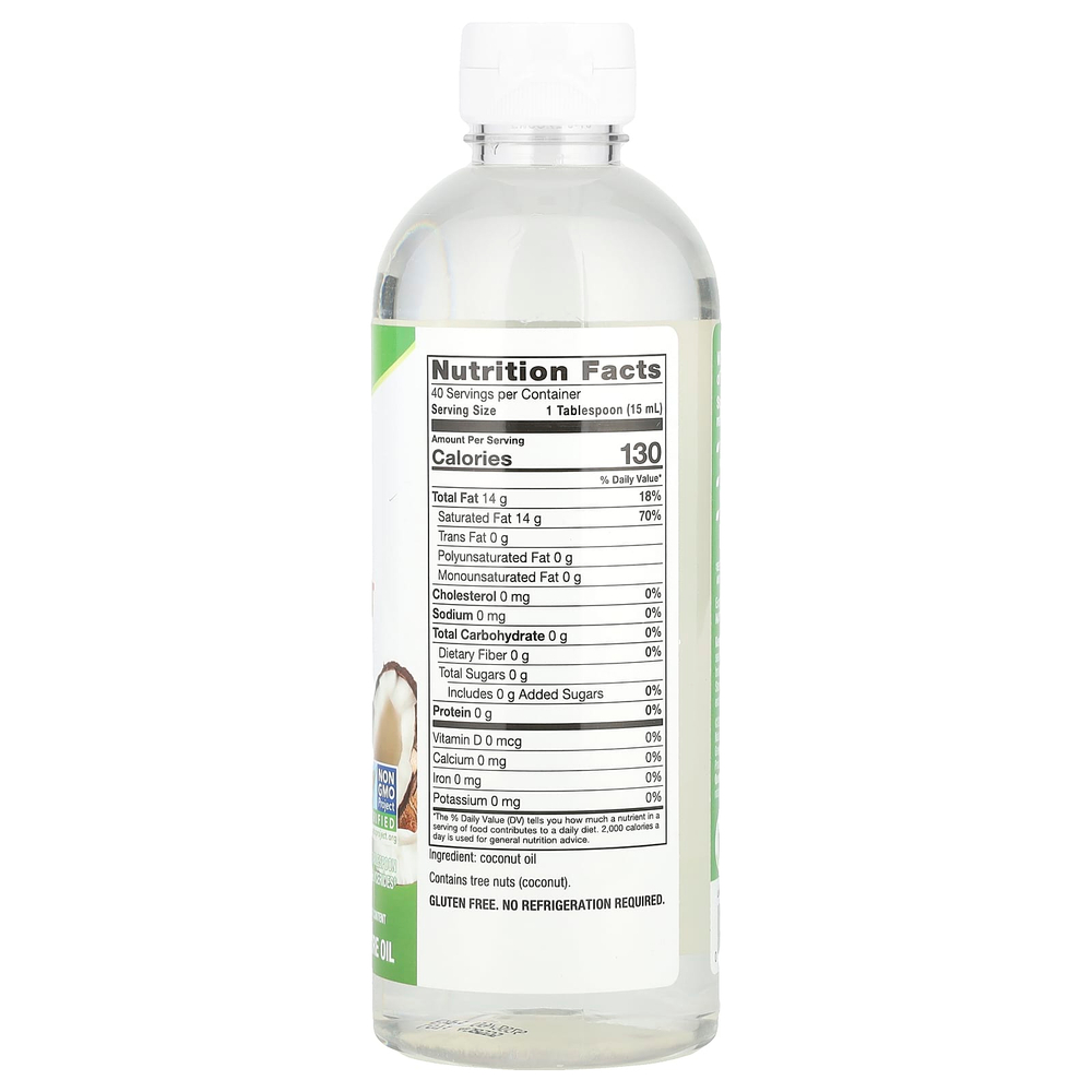 Nature's Way, Жидкое кокосовое масло премиального качества, 600 мл (20 жидк. Унций)