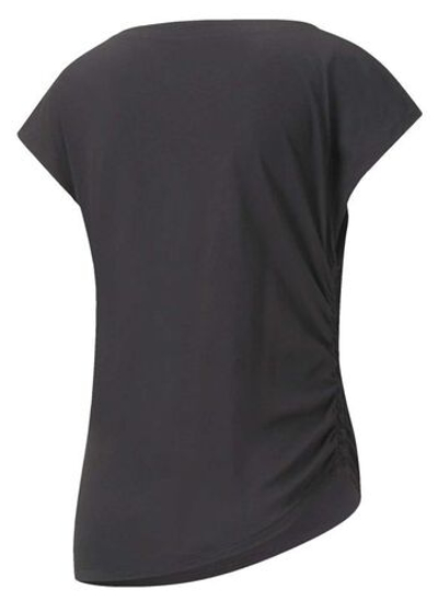 Женская теннисная футболка Puma Studio Foundation Tee - puma black