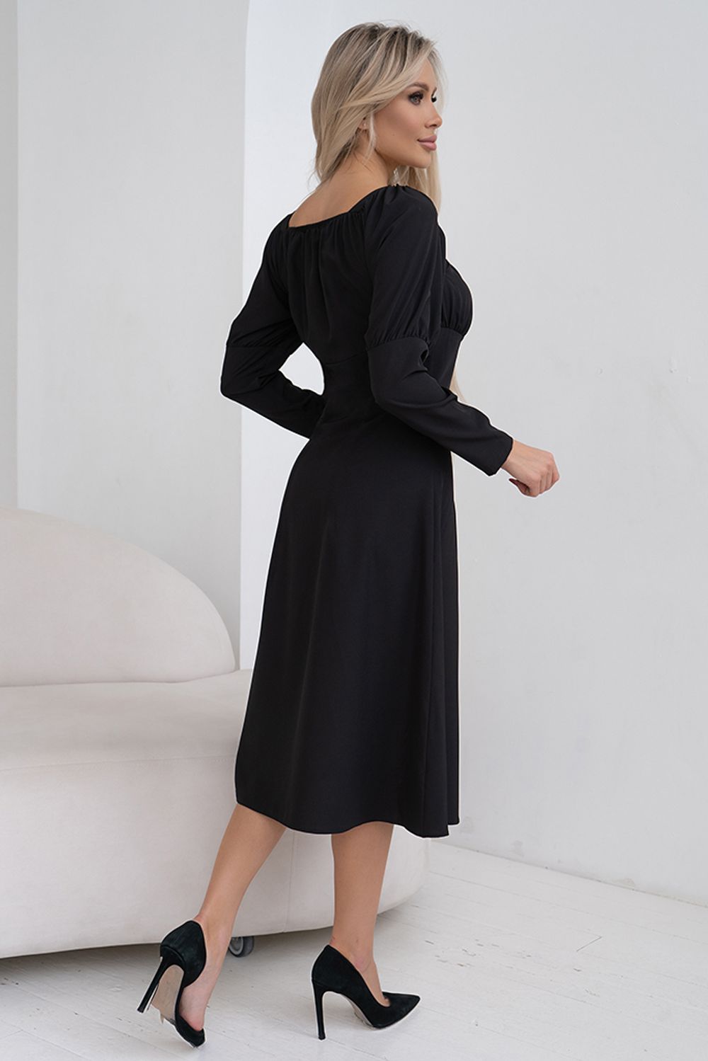 Платье Джулия (черный) Р11-1104/2 Nikol