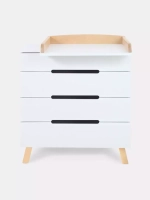 Комод пеленальный Rant Indy Pro 800/4 с органайзером Cloud white