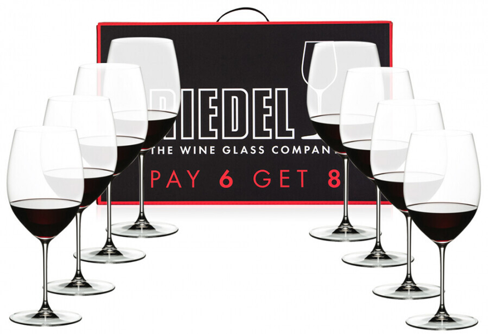 Veritas - Набор "Buy 6 Get 8" Cabernet/Merlot (stemglass set)