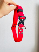 Ошеник для Алабая и крупных пород , БИОТАН , ширина 32 мм , фастекс кобра / красный 50-74