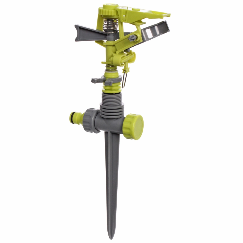 Разбрызгиватель «Green» на колышке импульсный 31см. ДоброСад