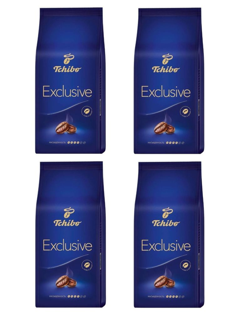 Кофе в зернах Tchibo Exclusive 250 г x 4 шт