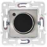 SKANDY Термостат электронный с индикацией SK-T01N металл никель IEK