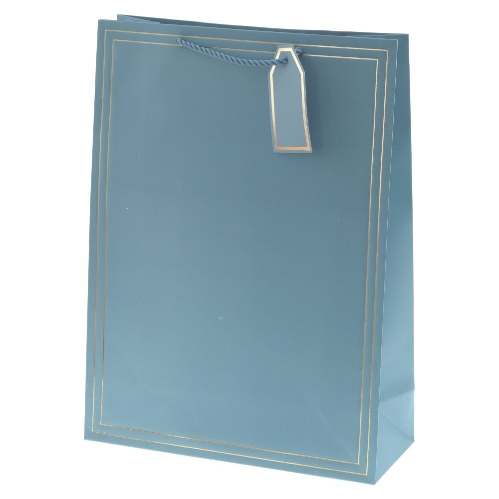 GAEM Пакет подарочный L (бумага 210г/м2, блок 12шт), L31 W12 H42 см, 10в.