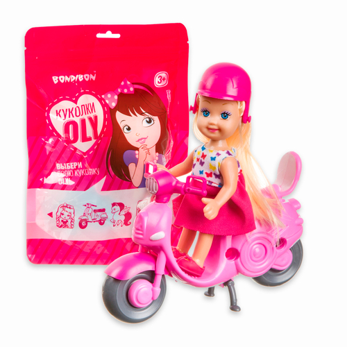 Кукла OLY Кукла с мотороллером