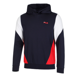 Мужская кофта теннисная Fila Jannik Hoody Men - Dark Blue, Multicoloured