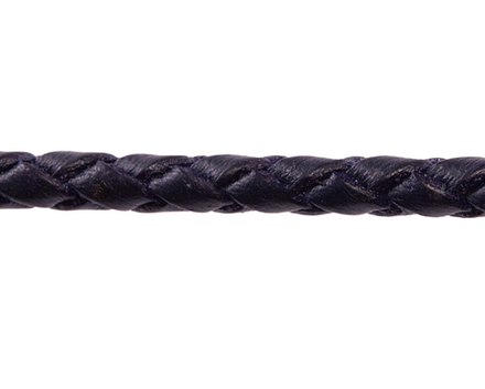 Шнурок плетеный синий Ø 6.0 мм, дл. 60 см
