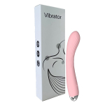 Розовый гибкий силиконовый вибратор Secwell Vibrating Massager SW3014P