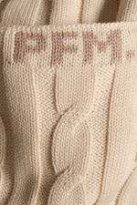 Кардиган на молнии с косами