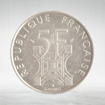 France, 5 Francs 1989 - 100th Anniversary of the Eiffel Tower, VF