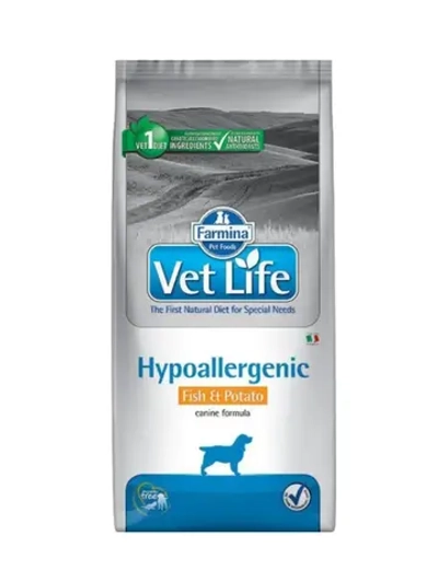 Farmina Vet Life Hypoallergenic Fish & Potato (Фармина Хипо) корм для собак рыба и картофель 12 кг