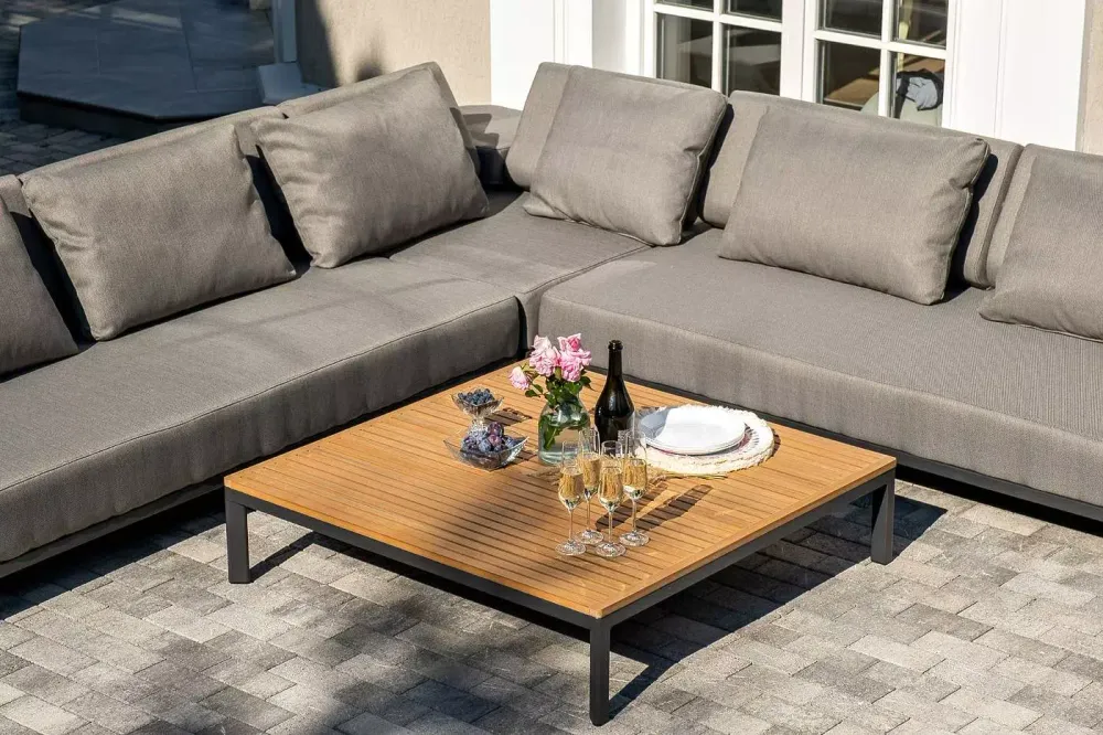 "Амальфи" трансформирующаяся лаунж-зона из алюминия, цвет графит