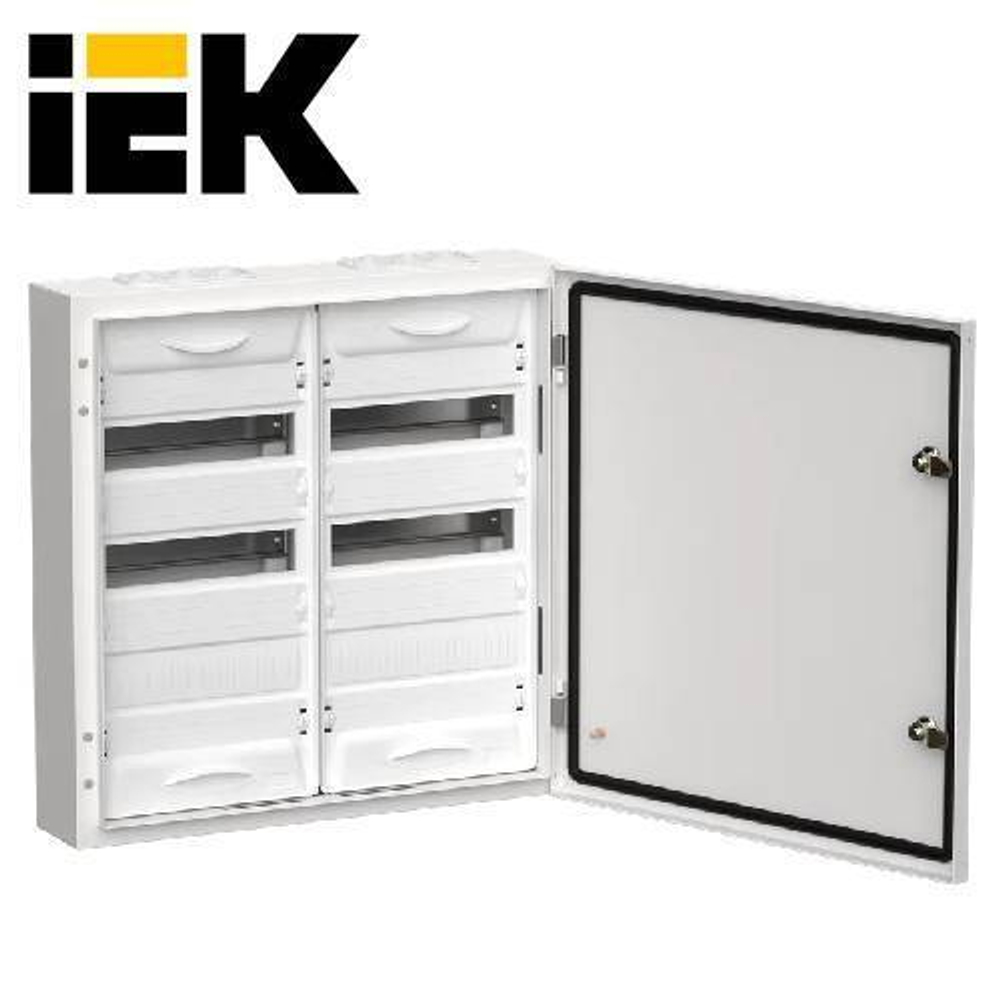 TITAN 5 Корпус металлический ЩРн-72 (2х36) IP54 белый (одна дверь) IEK