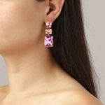 Серьги Dyrberg Kern ESMARA SG LIGHT ROSE / PEACH 460014