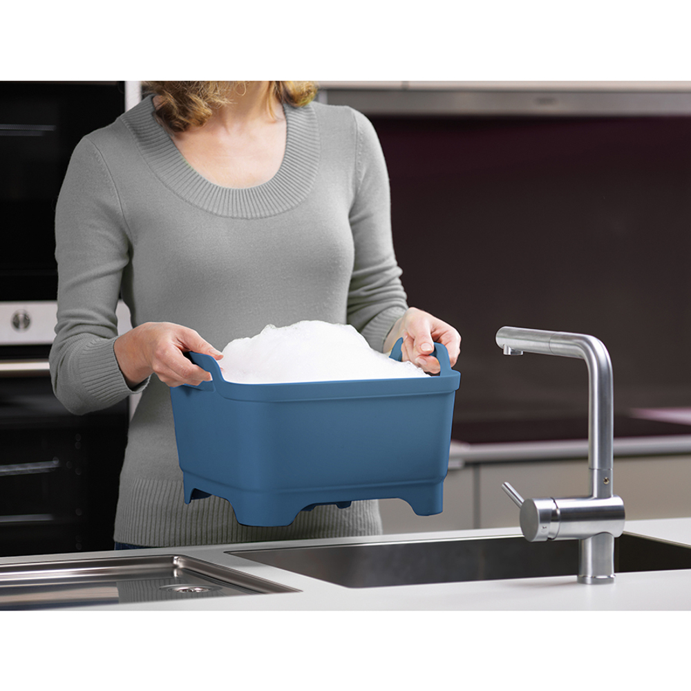 Контейнер для мытья посуды wash&drain™, синий