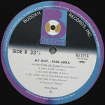 Paul Anka / My Way (LP)
