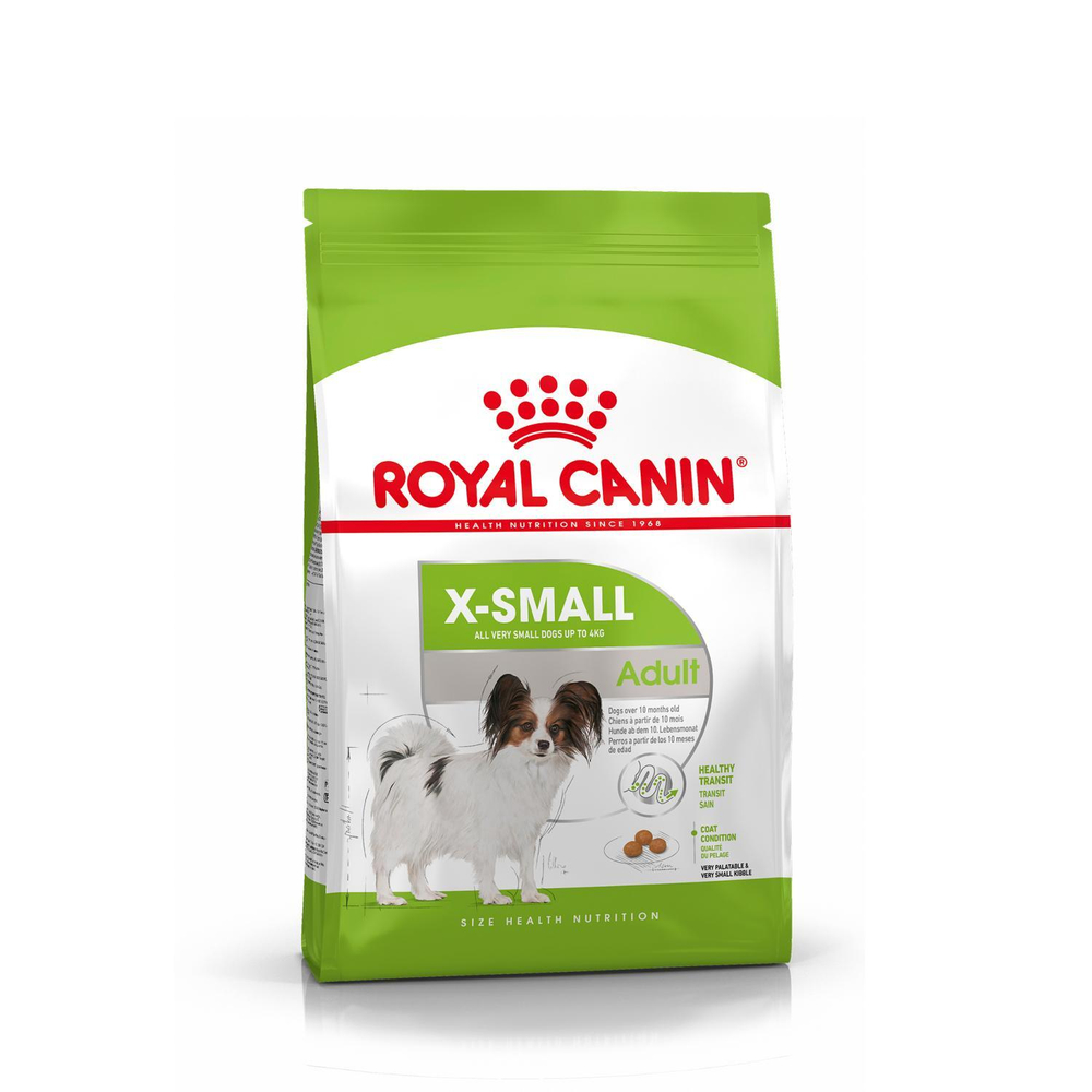 Royal Canin X-Small Adult Корм сухой для взрослых собак очень мелких размеров от 10 месяцев 0,5 кг