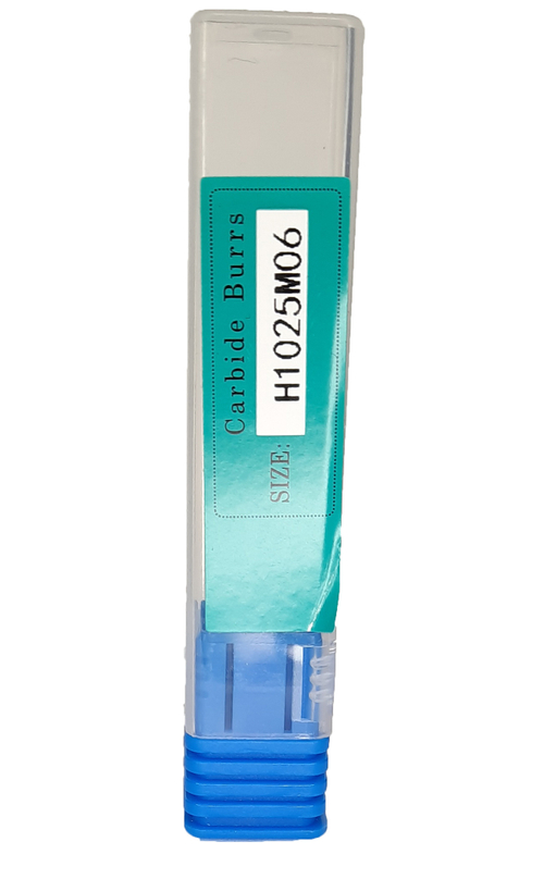 Борфреза (шарошка) по металлу пламевидная SINICA H1025M06, тип H, диаметр 10мм, посадочный 6мм