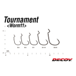 Крючок Decoy офсетный Worm 11 Tournament #4 (в упаковке 9 штук)